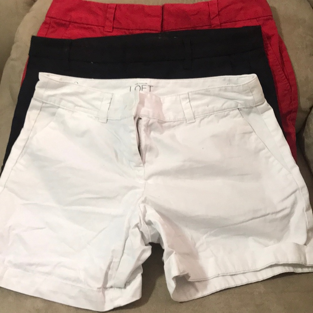 Three pairs of shorts size 0